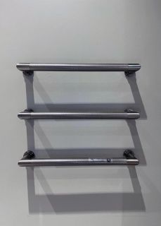 Полотенцесушитель электрический Margaroli Sereno 621/G/522 Switch Black Brushed Nickel 52 см чёрный брашированный никель